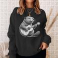 Capibara Chitarrista Musicista Roditore Simpatico Amante Felpa Regalos para ella