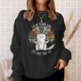 Cat Middle Finger Retro Slogan Sweatshirt Geschenke für Sie