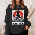 Catzilla Kitten And Cat Sweatshirt Geschenke für Sie