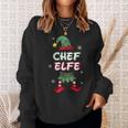 Chef Elf Christmas Outfit Partner Look Christmas Sweatshirt Geschenke für Sie