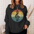 Chiave Periolino Chiave Musicale Amore Su Cerchiointage Felpa Regalos para ella