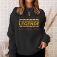 Chill Bro Frecher Spruch Geschenk Klassensprecher Legende Sweatshirt Geschenke für Sie