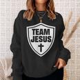 Christliches Team Jesus Mit Kreuz Sweatshirt Geschenke für Sie