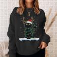 Christmas Pyjamas Reindeer Cat Sweatshirt Geschenke für Sie