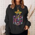 Cinco De Mayo Camicia Messicana Calaca Coperta Tasca Serape Felpa Regalos para ella