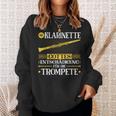 Clarinet Entschädigung Blasmusik Festival Clarinettist Sweatshirt Geschenke für Sie