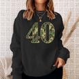 Compleanno 40 Anni Tema Militare Mimetico 40 Felpa Regalos para ella
