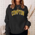 Compton Arched Amber Text Felpa Regalos para ella