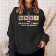 Cool Genius Periodic Table Chemistry Joke Lover Sweatshirt Gifts for Her