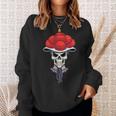 Cool Skull Bollenhut Forest Skull Sweatshirt Geschenke für Sie