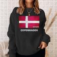 Copenaghen Danimarca Maglia Bandiera Copenaghen Felpa Regalos para ella