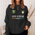 Cote D'ivoire Da Calcio Con Bandiera Felpa Regalos para ella