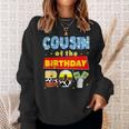 Cousin Of The Birthday Boy Cowboy Family Party Decorations Sweatshirt Gifts for Her