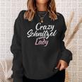 Crazy Schnitzel Lady German Schnitzel Sweatshirt Geschenke für Sie