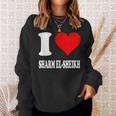 Cuore Rosso Amo Sharm El-Sheikh Felpa Regalos para ella