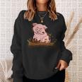 Cute Pig Farm Farming Pig Sweatshirt Geschenke für Sie