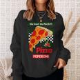 Da Hast Du Pech Pizza Peperoni Sweatshirt Geschenke für Sie