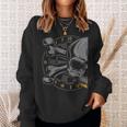 Dart Skull And Dartboard Retro Dart Sweatshirt Geschenke für Sie