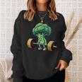 Deadlift Broccoli Gym Fitness Motivation Bodybuilding Sweatshirt Gifts for Her