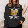 Der Mann Der Mythos Die Bier Trinkende Legende Sweatshirt Geschenke für Sie