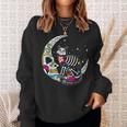 Dia De Los Muertos Cat Moon Sweatshirt Geschenke für Sie