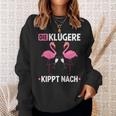 Die Klügere Kippt Nach Malle Mädels Saufen Jga Prosecco Sekt Sweatshirt Geschenke für Sie