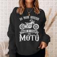 Divertente Motociclo Io Non Russo Sogno Di Essere Una Moto Felpa Regalos para ella