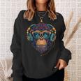 Dj Monkey Beatmaker Techno Music Cuffie House Music Felpa Regalos para ella