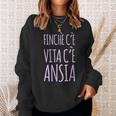 Donna Ansia Donna Divertente C'èita C'è Ansia Con Collo A Felpa Regalos para ella