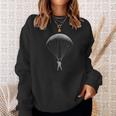 Donna Cool Moon Skydiver Star Skydiving Parachute Con Collo A Felpa Regalos para ella