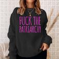 Donna Fuck The Patriarchy Divertente Regalo Femminista Con Collo A Felpa Regalos para ella