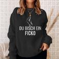 Du Ficko Lohn Italia Workelvet Gesture Sweatshirt Geschenke für Sie