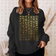 Egyptian Hieroglyphic Ancient Egypt Sweatshirt Geschenke für Sie