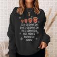 Ein Glühwein Swei Glühwein Christmas Market Sweatshirt Geschenke für Sie