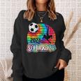 Einschulung Schulkind 2024 School Cone Boy Football Tie Dye Sweatshirt Geschenke für Sie