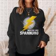 Elektriker Meister Der Spannung Das Elektronik Sweatshirt Geschenke für Sie