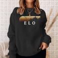 Elo Mi Vintage Evergreen Sunset Eighties Retro Sweatshirt Gifts for Her