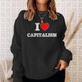 Me Encanta El Capitalismo Camisa de entrenamiento Regalos para ella