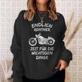 Endlich Rentner Motorcycle Sweatshirt Geschenke für Sie