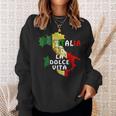 Entdecke Italien Liebe Für Essen Kultur Geschichte Italien Sweatshirt Geschenke für Sie