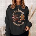 Équipe De Course De Noël Amusante En Pain D'épice Pour Les Amoureux Des Chiens Sweater e Cadeaux pour elle