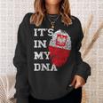 Es Ist In Meiner Dna Polska Genetik Polish Roots Poland Sweatshirt Geschenke für Sie