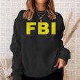 Federal Bureau Of Investigation Fbi Costume Sweatshirt Geschenke für Sie