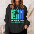 First Day Of School Schulkind 2024 Schulanfang Junge Fussball Sweatshirt Geschenke für Sie