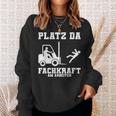 Forklift Forklift Forklift Driver Motif Sayings Sweatshirt Geschenke für Sie