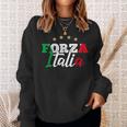 Forza Italia For Italian Football Fans Sweatshirt Geschenke für Sie