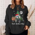 Fröhliche Weihnachten Santa Tractor Bauer Fährt Christmas Sweatshirt Geschenke für Sie