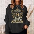 Als Gott Michor 90 Jahren Schuf Birthday Sweatshirt Geschenke für Sie