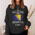 Bosnia Flag Bosnia Herzegovina Roots Sweatshirt Geschenke für Sie