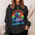 Gorilla Playing Video Vr Games Boys Gamer Gaming Sweatshirt Gifts for Her